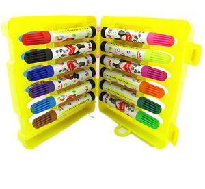 儿童文具 学习用品 文化用品 12色盒装水彩笔 水彩笔 批发